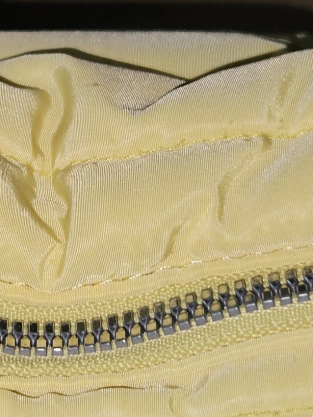 Steve Madden Yellow Quilted Nylon North Crossbody Bag Puffer Purse